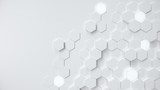 Finom 3D hatású hexagonok harmóniája