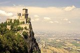 Középkori vár panorámás látképe