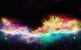 Kozmikus galaxis ihlette dekoráció