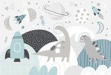 Űrutazás és dinoszauruszok vidám kalandja