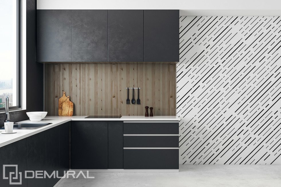 Geometriai dinamika tiszta formában Fotótapéta a konyha Fotótapéta Demural