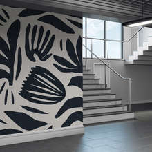 Kontrasztos-novenyi-minta-fekete-feherben-fototapeta-viragok-fototapeta-demural