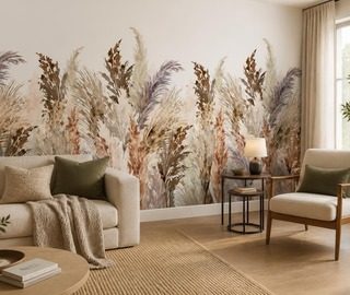 elegans pampafu dekoracio fototapeta a nappali fototapeta demural