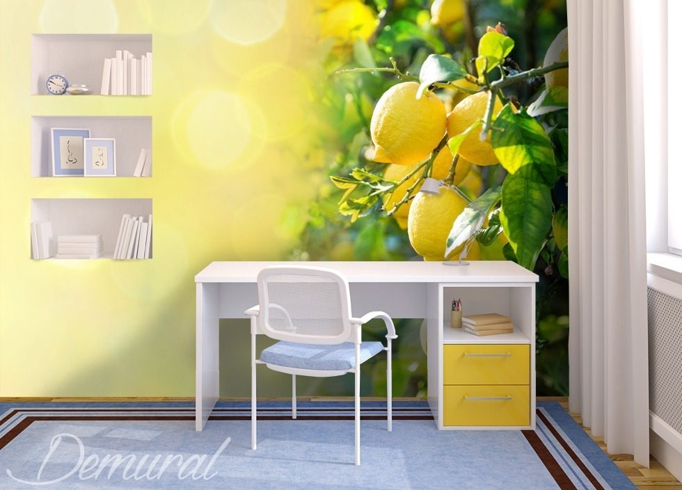 Szicíliai citrom Fotótapéta a tinédzser szobájához Fotótapéta Demural