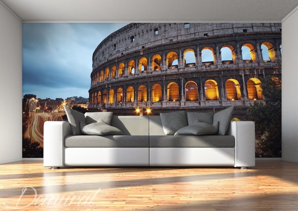 Colosseum sötét színű Fotótapéta Építészet Fotótapéta Demural