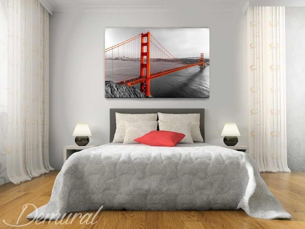 Privát San Francisco Vászonképek a hálószoba Vászonkép Demural