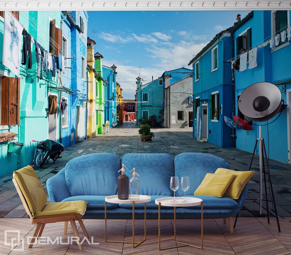 A városi utcai színekben Fotótapéta Utcák Fotótapéta Demural