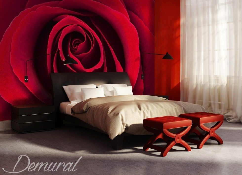 Egy ágy rózsa Fotótapéta Virágok Fotótapéta Demural