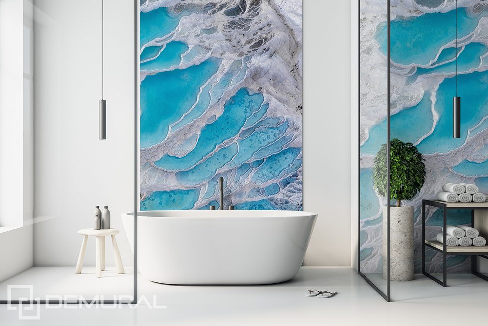 Tengeri melange - sűrített szépség Fotótapéta a fürdőszoba Fotótapéta Demural