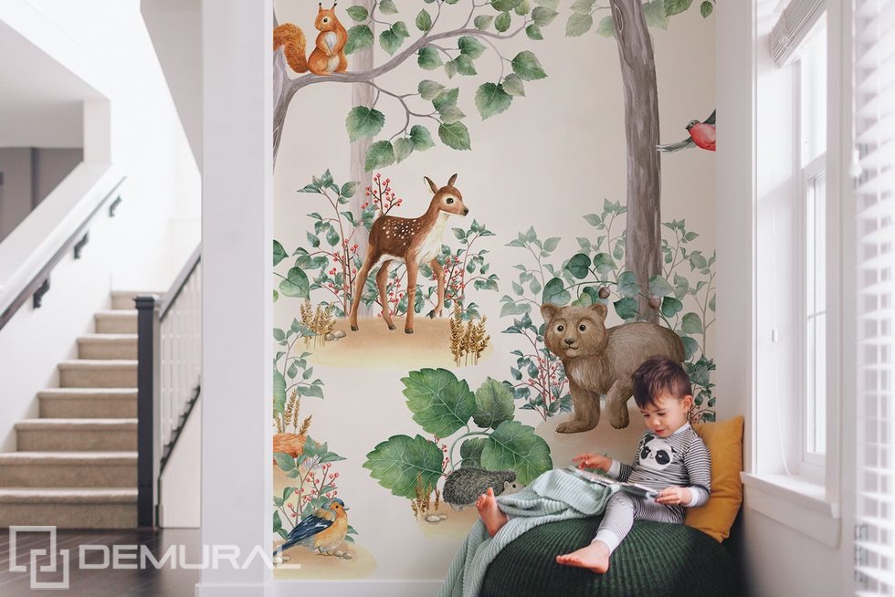 Boldog mesebeli liget Fotótapéta a gyermek szobájához Fotótapéta Demural